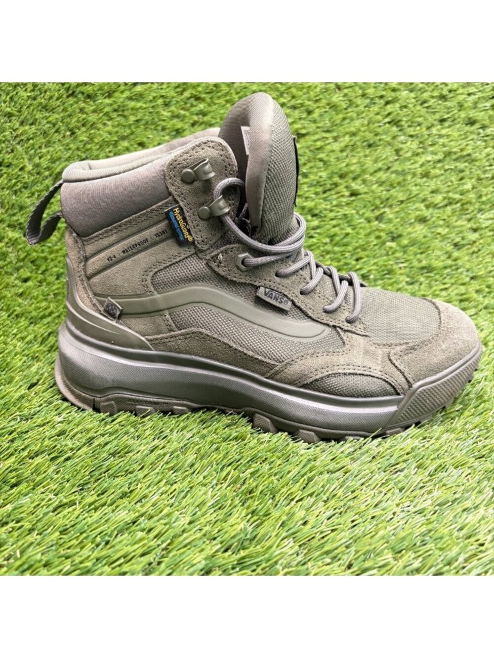 Vans MTE Crestline Womens Size 6.5 Gray Olive Outdoor Waterproof Hiking Boots